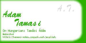 adam tamasi business card